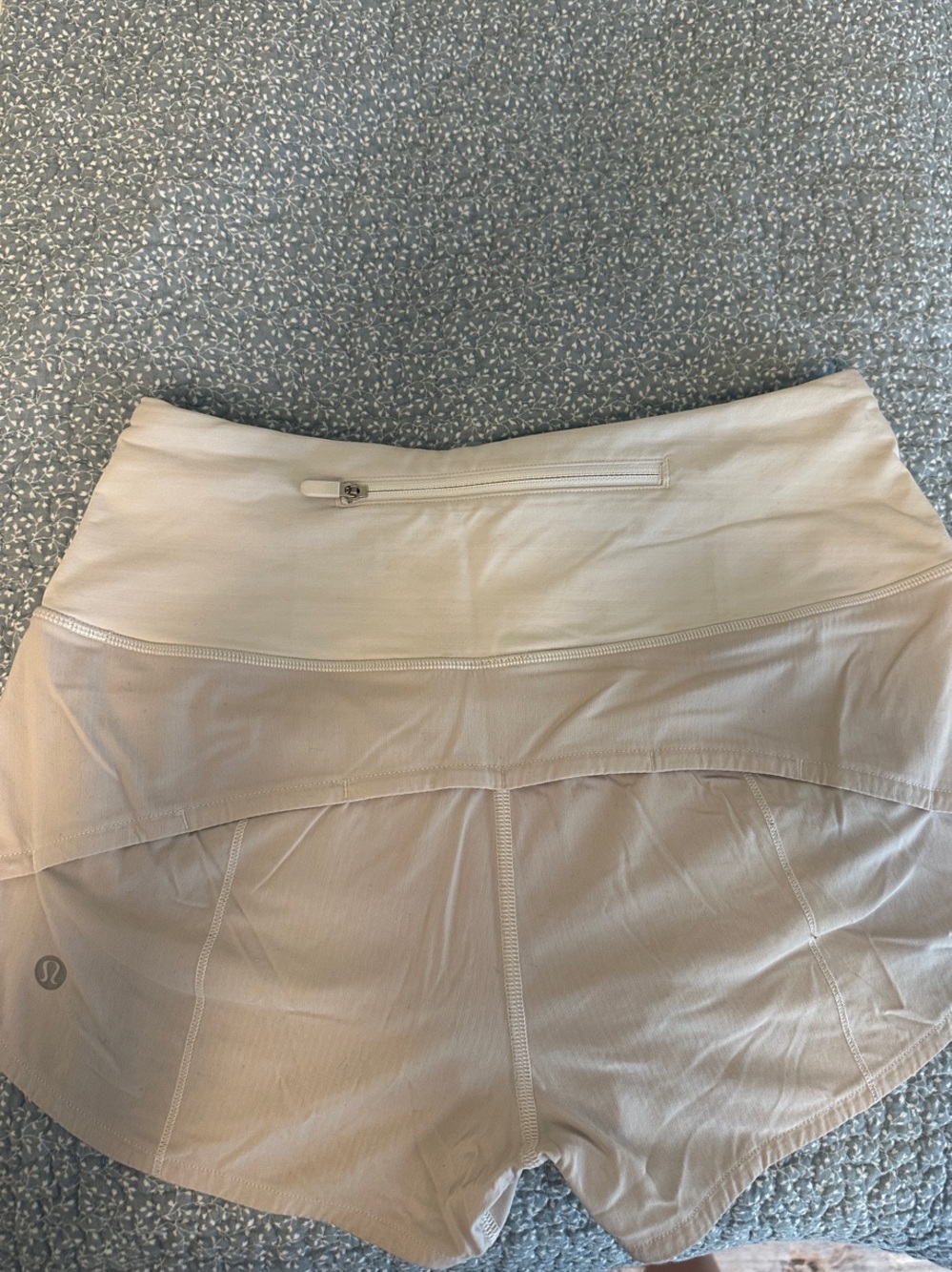 lululemon white high rise speed ups